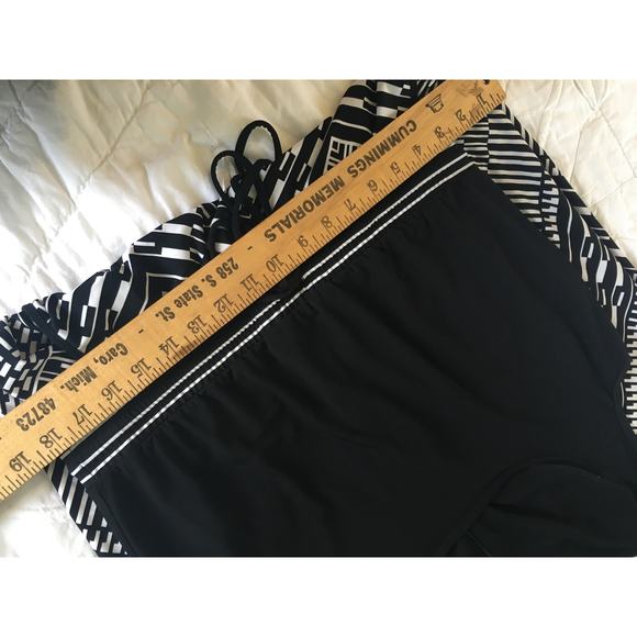 Calvin Klein PLUS 14 black and white JUMPSUIT tank top flowing bottom - Picture 9 of 14